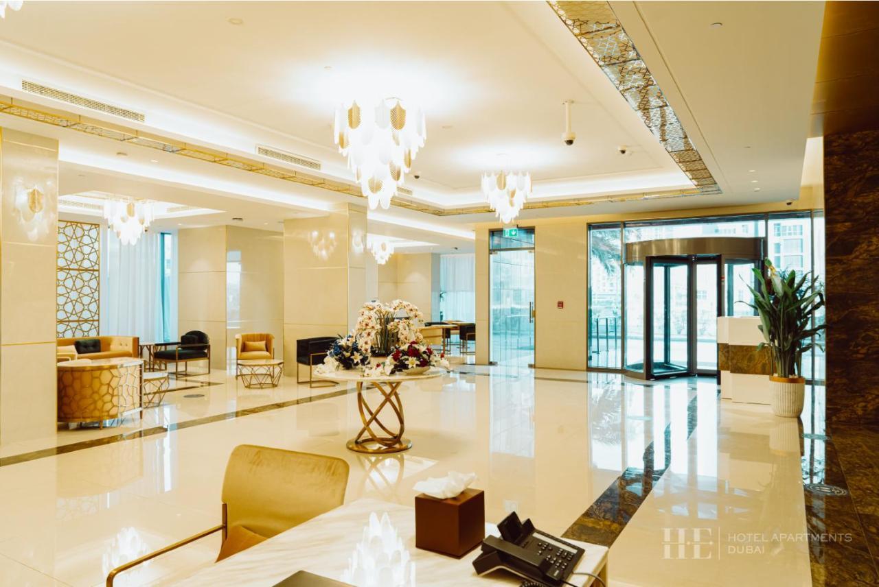 He Hotel Apartments Дубай Екстер'єр фото Lobby