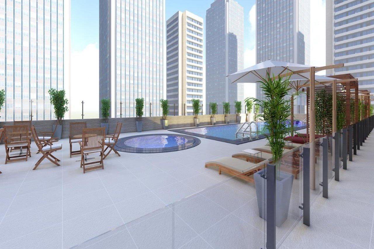 He Hotel Apartments Дубай Екстер'єр фото Rooftop pool